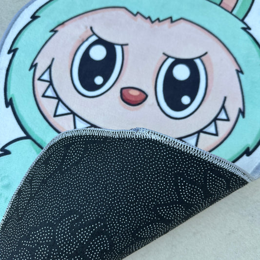 LABUBU SITTING RUG GREEN