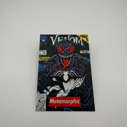 Venom Ghost Face Pin