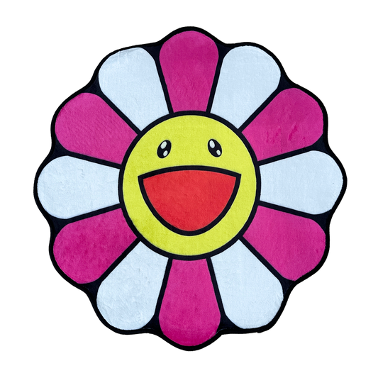 PINK FLOWER RUG