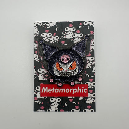 Kuromi Ghost Face Pin