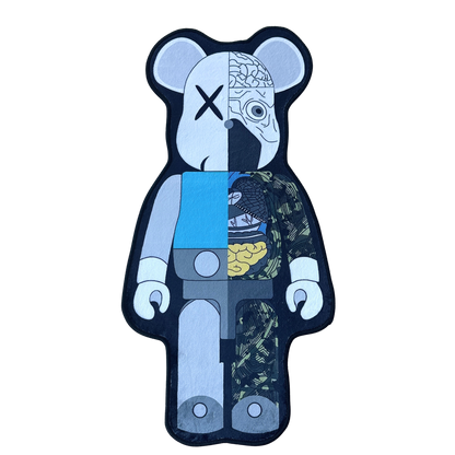 KAWS X BEAR HALF OPEN RUG