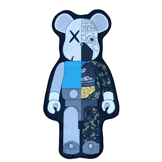 KAWS X BEAR HALF OPEN RUG