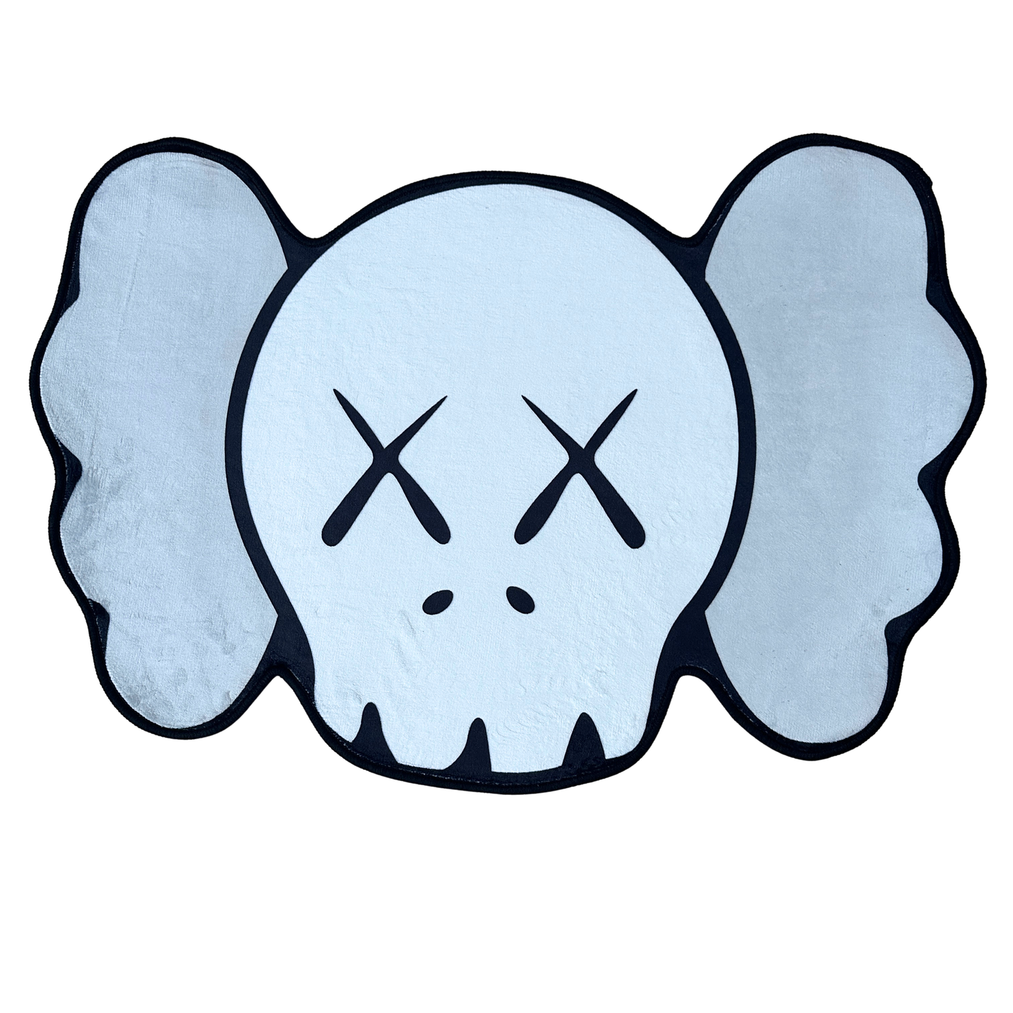 KAWS HEAD RUG GREY