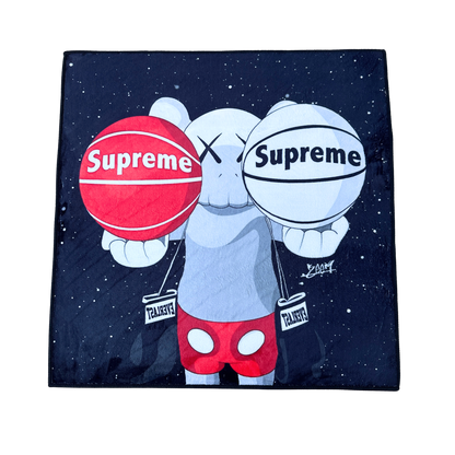 KAWS BOXING BASKETBALL RUG