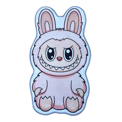 LABUBU SITTING RUG PEACH